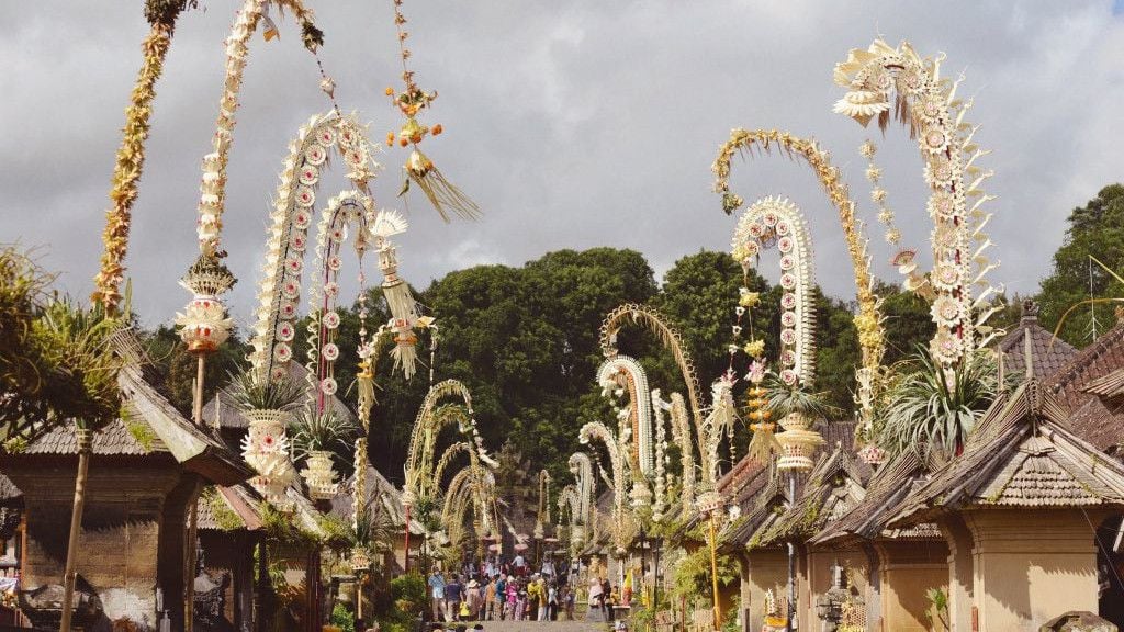 Balinese Galungan Day Ceremony