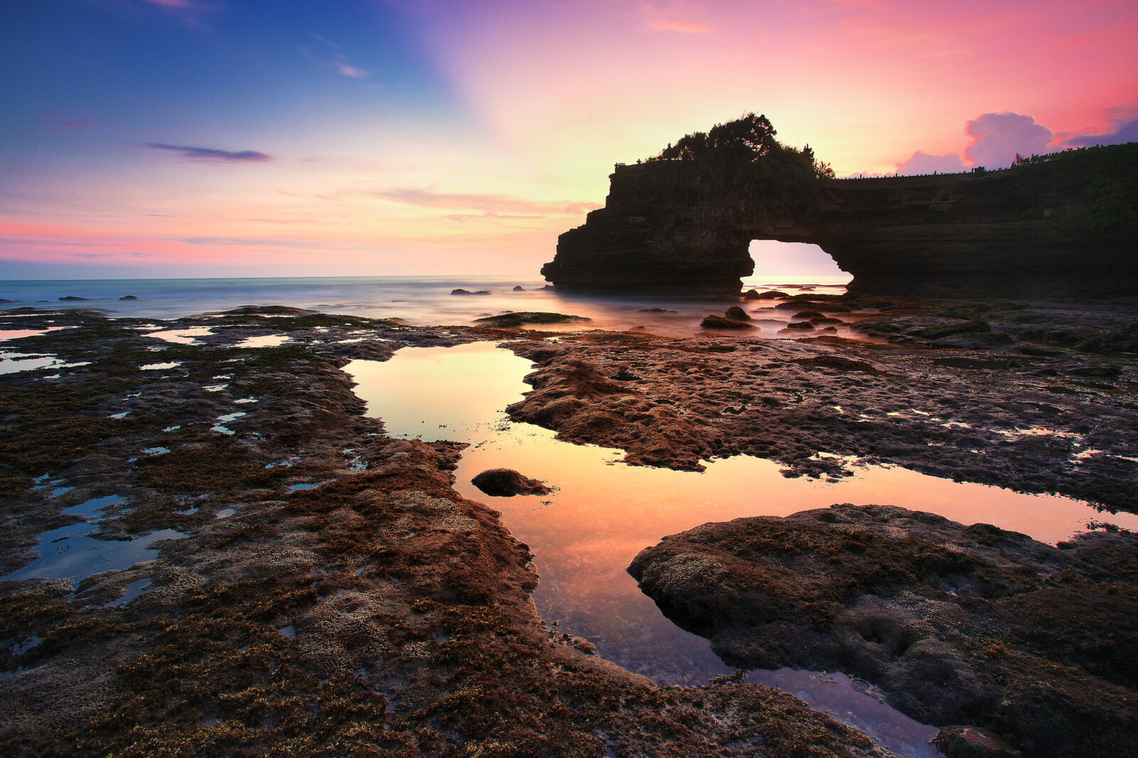 Exploring Sunrise at Batu Bolong Beach